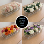 Clear Acrylic Flower Vase Rectangular - Image 7