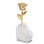 I Love You Heart Combo (24K Gold Dipped) Real Rose