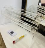 Acrylic Claw Clip Organizer Holder | 360-Degree Rotating Claw Clip Holder - Image 4