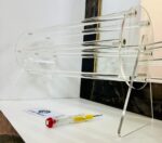 Acrylic Claw Clip Organizer Holder | 360-Degree Rotating Claw Clip Holder - Image 5