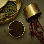 Brass Masala Box In Full Engrave Design (Round) - Image 3