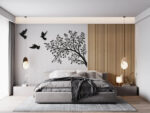 Metal Wall Art - Tree and Birds Metal Wall Decor - Image 4